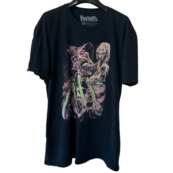 Fright Rags Freddy’s Coming For You Limited Edition Graphic Shirt Sz 2X - Picture 1 of 9